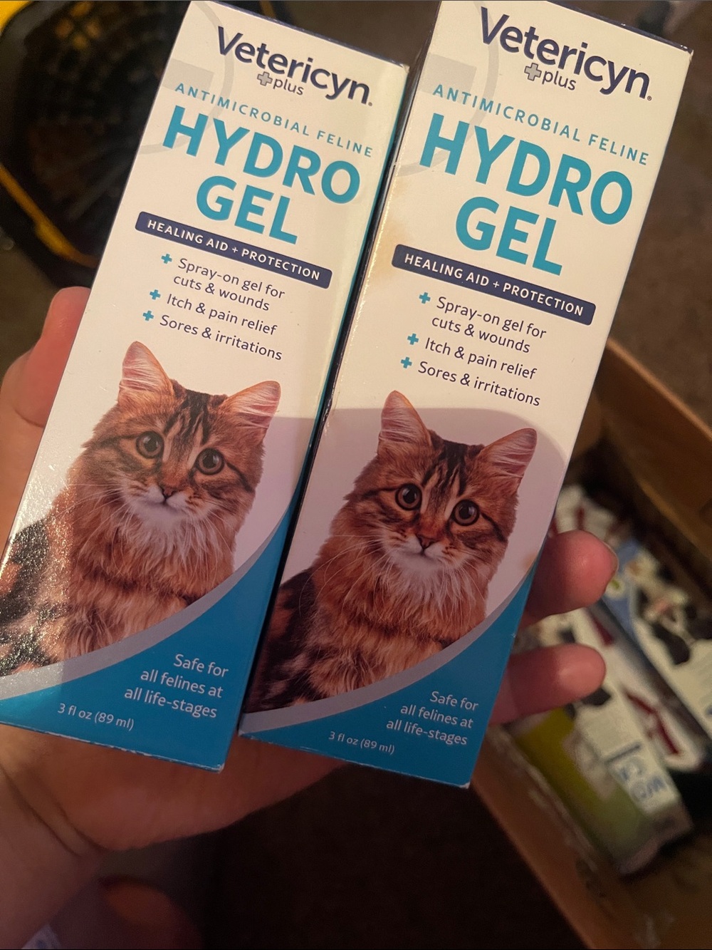 Hydro Gel Antimicrobial Feline Spray-On Gel - x2